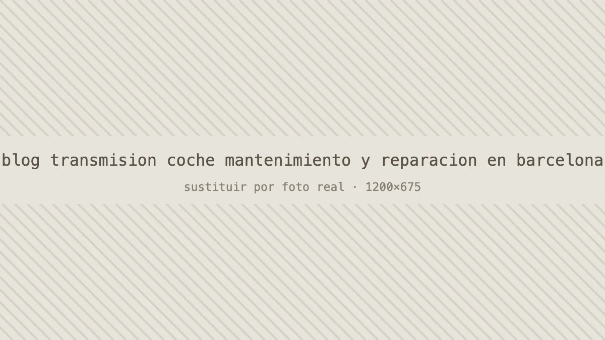 Esquema de despiece de una transmisión con engranajes, ejes y sincronizadores sobre la mesa